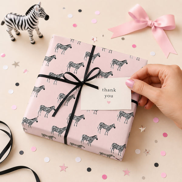 Zebra Dream Wrapping Roll (2 MTRS - 27.5X79 INCHES)
