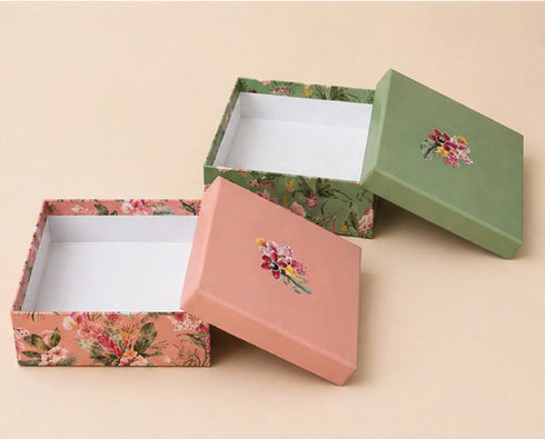 Botanical Coral Box