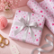Pink Stardust Wrapping Roll (2 MTRS - 27.5X79 INCHES)