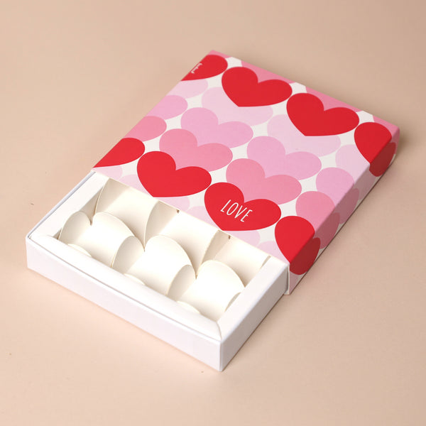 Heart to Heart Print Valentine's Edit Chocolate Box (Cavity of 12 pcs)