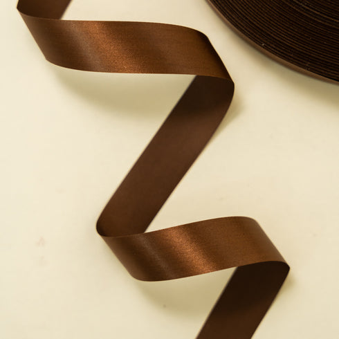 Satin Ribbon Brown Colour – The Packing Company