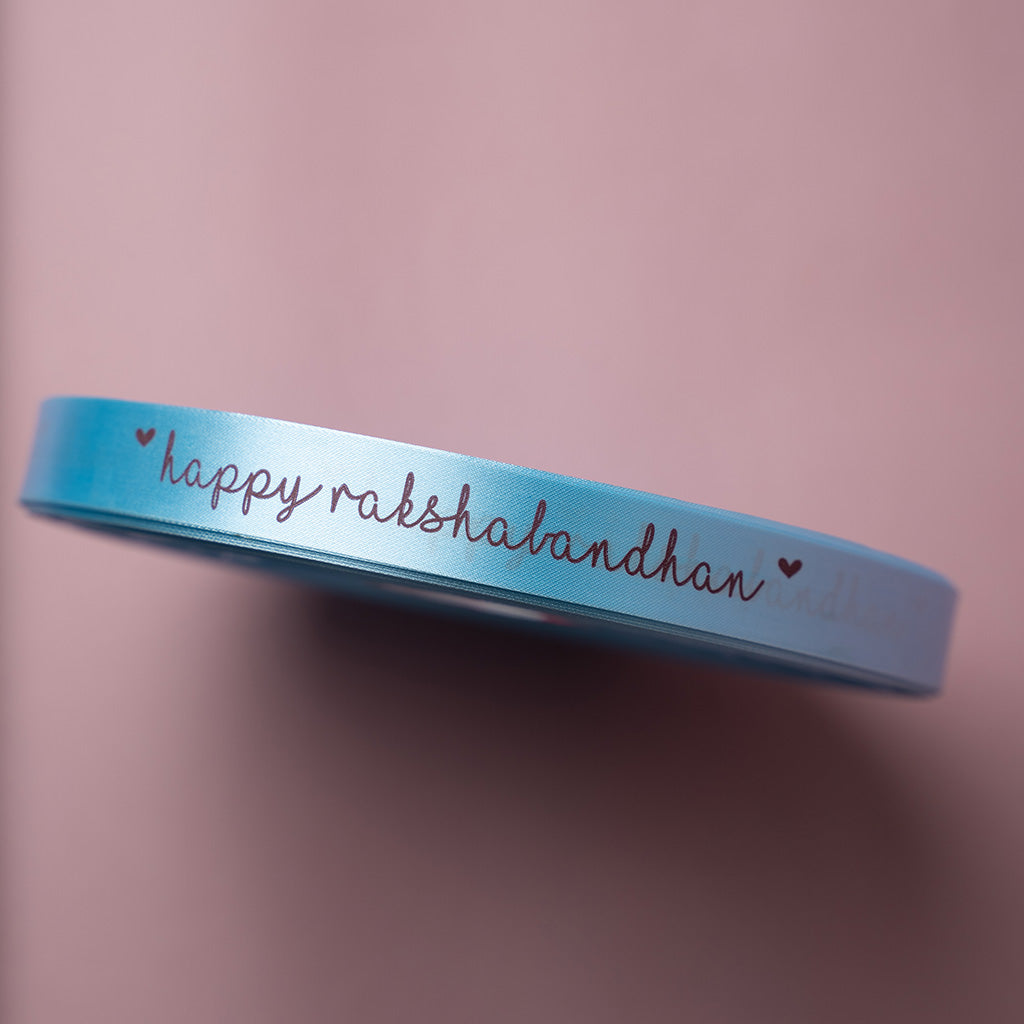 Rakshabandhan / Rakhi Satin Ribbon (Light Blue) – The Packing Company
