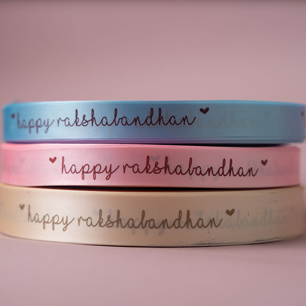 Rakshabandhan / Rakhi Satin Ribbon (Cream) – The Packing Company