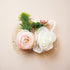 Pink & White Rose Flower bunch - Pack of 4 pcs (for packaging & decoration)