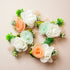 Mint Green & White Rose Flower bunch - Pack of 4 pcs (for packaging & decoration)