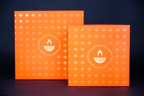 Festive Orange Gold Foiled Box (Limited Festive Collection)