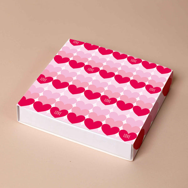 Heart to Heart Print Valentine's Edit Chocolate Box (Cavity of 9 pcs) price per unit : Rs. 75