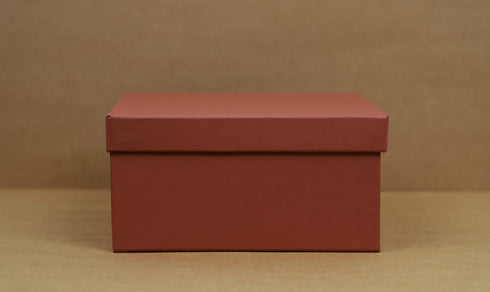 Rust Orange Rigid Gift Box
