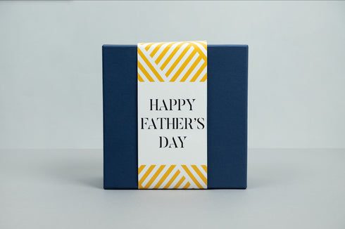 Father's Day Blue Gift Box with Sleeve