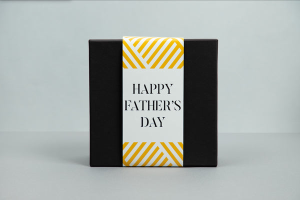 Father's Day Black Gift Box with Sleeve
