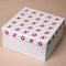 XOXO Rigid Gift Box (White with Red Print)