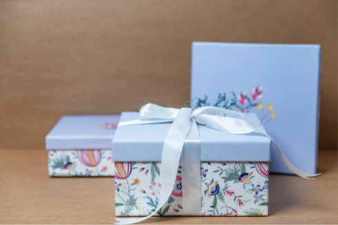 Chintz Floral Rigid Gift Box (11X9X4")