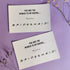Bridesmaid Friends Theme Message Card (4 pcs pack)